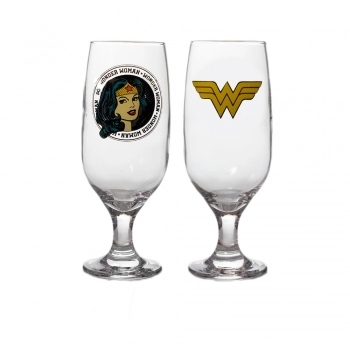Taça Floripa 300ML DC Tradicional Mulher Maravilha - Luva com 1