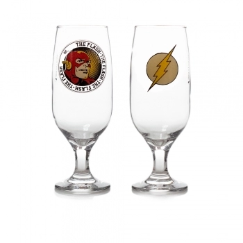 Taça Floripa Dc Tradicional 300ML The Flash - Luva com 1