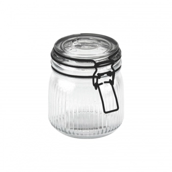 Pote Hermetico de vidro 600ml Redondo Riviera