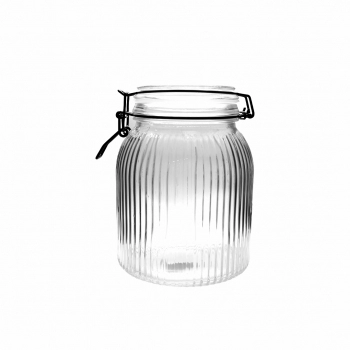 Pote Hermetico de Vidro Redondo 1000ML - Riviera