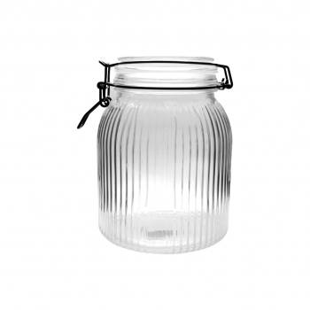 Pote Hermetico De Vidro Redondo - 1400ml - Riviera