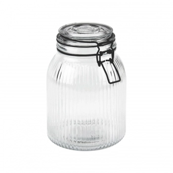 Pote Hermetico De Vidro Redondo - 1400ml - Riviera