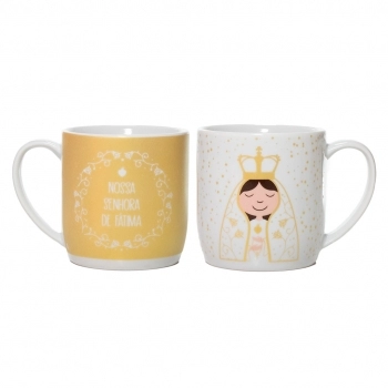 Caneca Santinhos 360ml - Nossa Senhora de Fatima