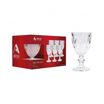 Taça Licor 75 ml Vidro - Diamond