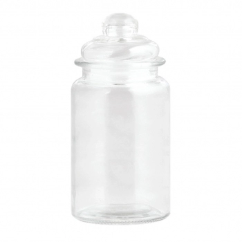 Pote De Vidro 1200ml Bojudo Com Tampa Hermetica
