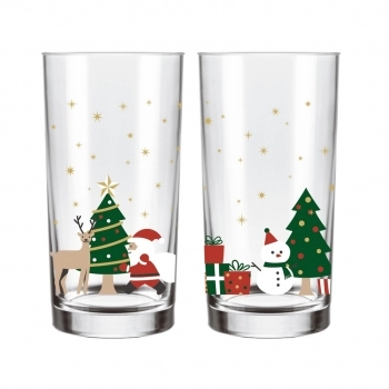 Copo Long Drink 300ml - HO HO HO