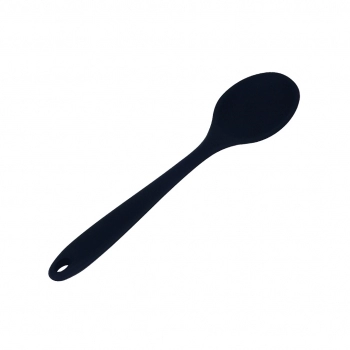 Utensílio Colher Silicone Preto 27,5cm