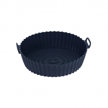 Utensílio Forma De Silicone 20cm Preto