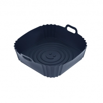 Utensílio Forma Quadrada 21cm Silicone Preto