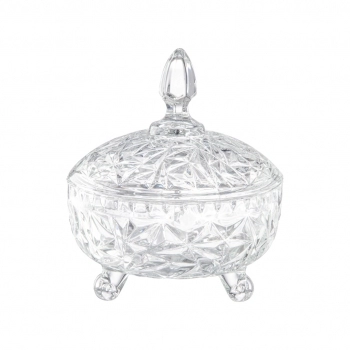 Potiche Decorativo de Vidro Apollo 9,5 CM Luva com 1