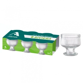 Taça De Sobremesa Riviera 315 ML Luva Com 06