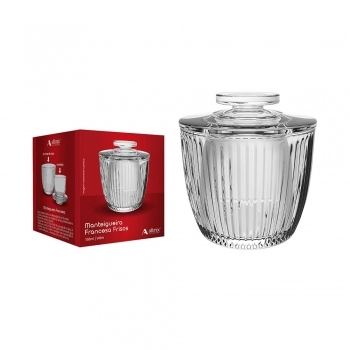 MANTEIGUEIRA DE VIDRO FRANCESA 150 ML LUVA COM 1 - FRISOS