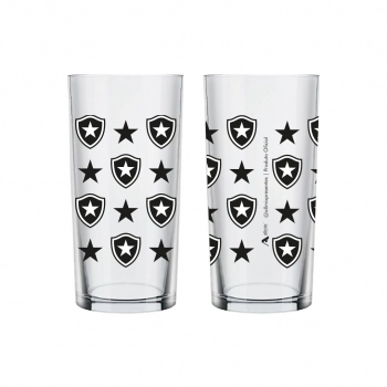 COPO CYLINDER 300 ML BOTAFOGO LUVA COM 1 - NOVO