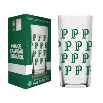 Copo Cylinder Palmeiras 300 ML