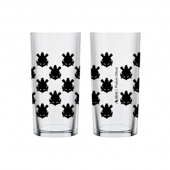 COPO CYLINDER 300 ML CORINTHIANS LUVA COM 1 - NOVO