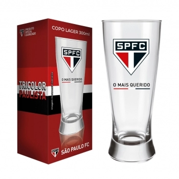 COPO LAGER 300 ML SAO PAULO LUVA COM 1 - NOVO