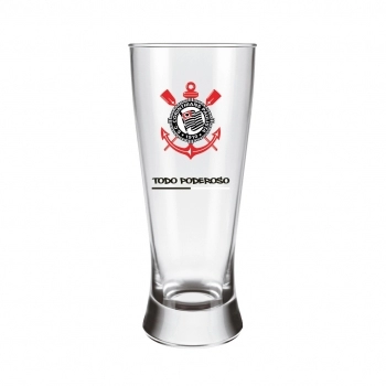 COPO LAGER 300 ML CORINTHIANS LUVA COM 1 - NOVO