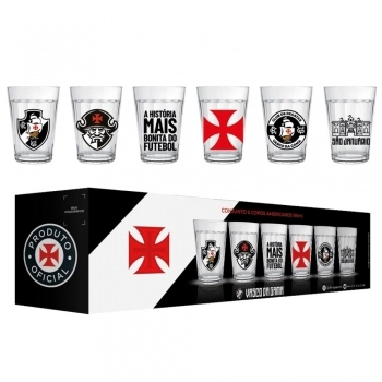 COPO AMERICANO 190 ML VASCO LUVA COM 6