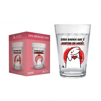 Copo Americano Multiuso Flork 190 ML - Entao Me Ajuda Luva Com 1