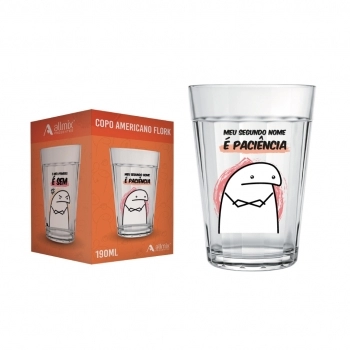Copo Americano Multiuso Flork 190 ML - O Meu Primeiro Luva Com 1
