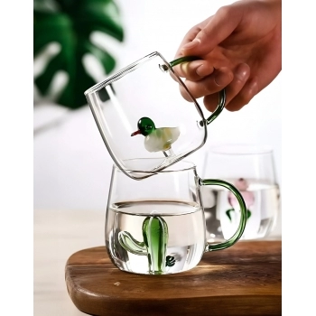 Caneca Borossilicato 3D 350ML LUVA COM 1 - PATINHO