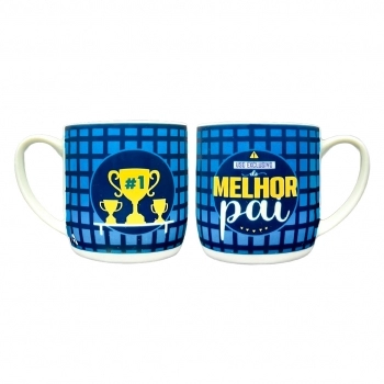 Caneca Porcelana Melhor Pai Na Luva
