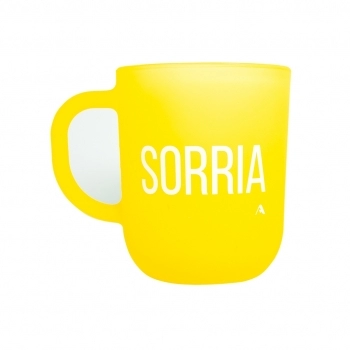 Caneca Emoções Sorria Na Luva 300 ML
