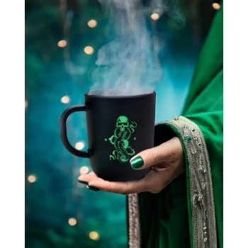 Caneca De Vidro Prime Harry Potter Elementos 300 ML - Luva Com 1 Unid - Marca Da Morte