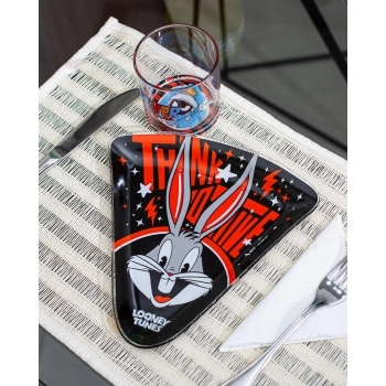 PRATO PIZZA FATIA LOONEY TUNES - PERNALONGA