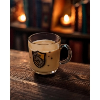 Caneca de Vidro Harry Potter Casas 300ml - Luva Com 1 Unid - Lufa Lufa