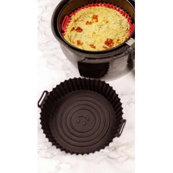 Utensílio Forma Silicone Vermelho 22,5cm