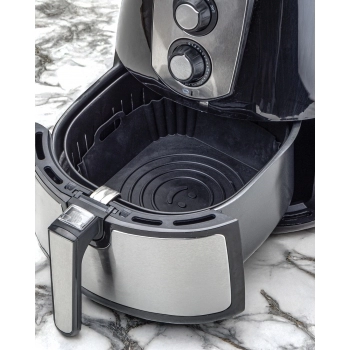 Utensílio Forma Quadrada 21cm Silicone Preto