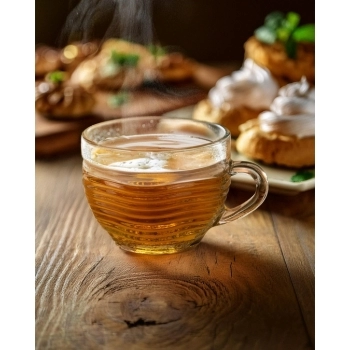 Xicara de Chá De Vidro 255ml - Cristal