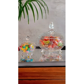 Potiche Decorativo de Vidro Apollo 9,5 CM Luva com 1