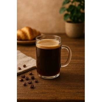 CANECA DE CHOPP DE VIDRO LISA 375 ML