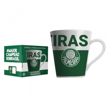 CANECA PORCELANA 290 ML PALMEIRAS LUVA COM 1 - TITULOS
