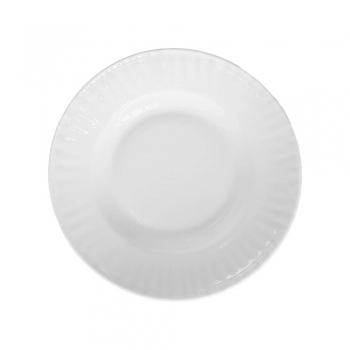 PRATO FUNDO OPALINE BIANCO 20 CM