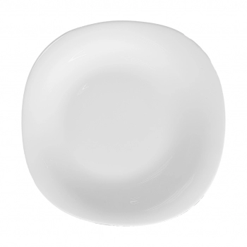 PRATO RASO OPALINE ALB 24 CM