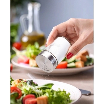 Saleiro e Pimenteiro de Vidro Round 90 ML