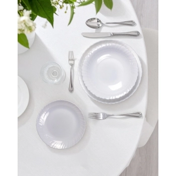 PRATO RASO OPALINE BELA 25 CM