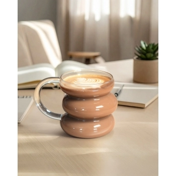 Caneca Borossilicato Drinks 430ml Cloud na Luva com 1