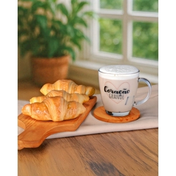 CANECA CONICA DE VIDRO LOVE 380 ML LUVA COM 1 - CORACAO GRANDE