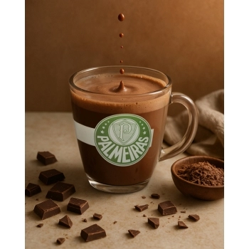 Caneca de Vidro Palmeiras 380 ML – Produto Oficial e Resistente