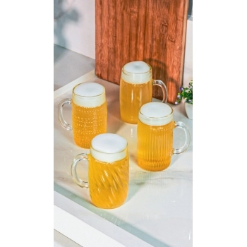 CANECA DE CHOPP DE VIDRO MARESIAS 375 ML