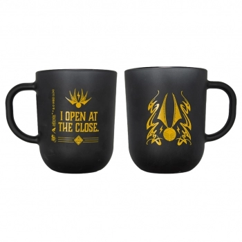 Caneca De Vidro Prime Harry Potter Elementos 300 ML - Luva Com 1 Unid - Pomo De Ouro