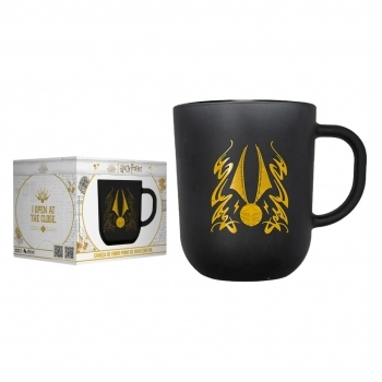 Caneca de Vidro Prime Harry Potter Elementos 300ml - Luva Com 1 Unid - Pomo de ouro