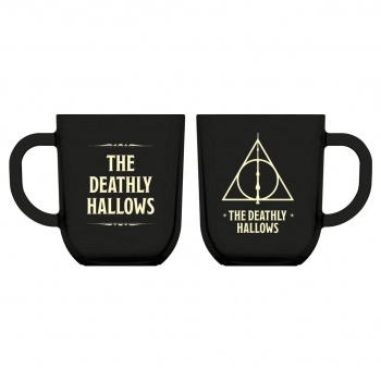 Caneca De Vidro Prime Harry Potter Elementos 300 ML - Luva Com 1 Unid - Relíquias