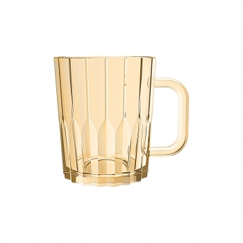 Caneca de Vidro Zaira Gold 260ml
