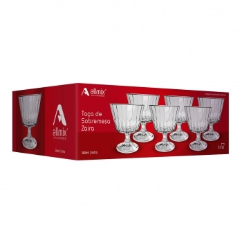 Taça Sobremesa de Vidro Zaira 280ml