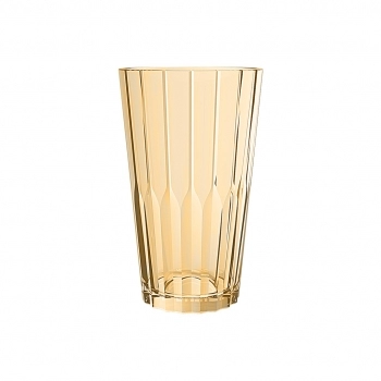 Copo de Vidro Long Drink Zaira Gold 470ml